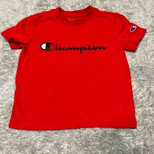 Size 5 Boy Champion Red T-shirt